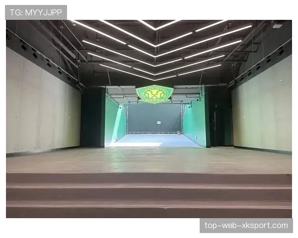 球员通道的回音比白天更长，球员入场通道